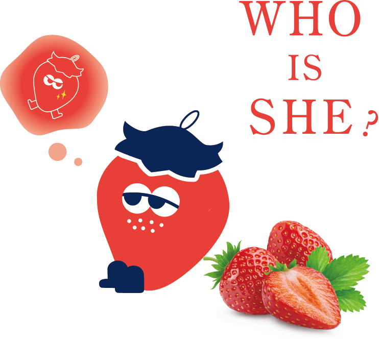 WHO IS SHE 彼女はだれ? いちごばなちゃん紹介