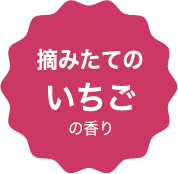 摘みたてのいちごの香り